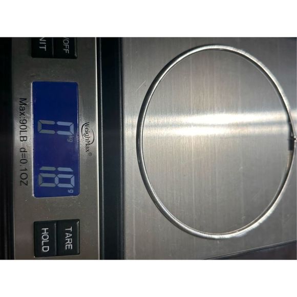 14k white gold omega choker - Picture 5 of 6